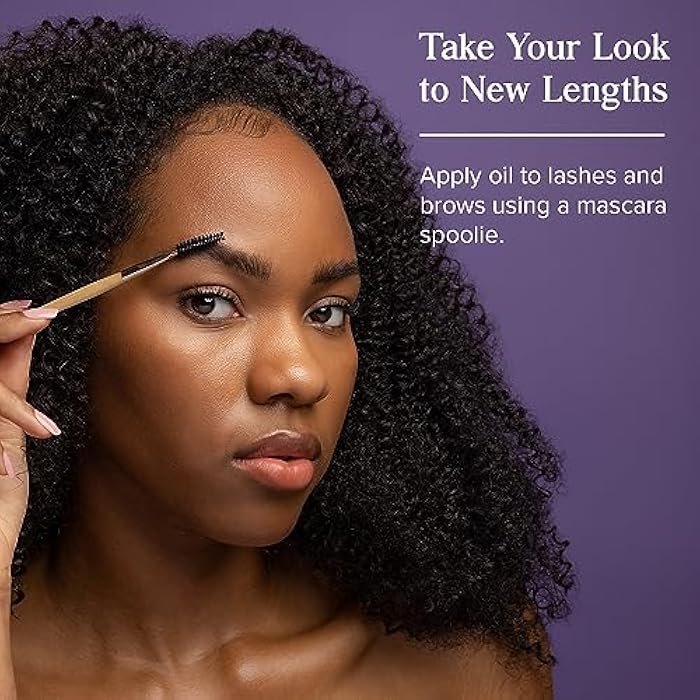 HERITAGE STORE Organic Castor Oil - 32oz Glass Bottle - Nourishing Treatment for Hair and Skin Care - Eyelash Serum for Eyelashes and Brows - Cold Pressed, Hexane Free, Vegan - 32oz - Image 4